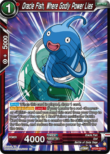Oracle Fish, Where Godly Power Lies (BT24-023) [Beyond Generations]