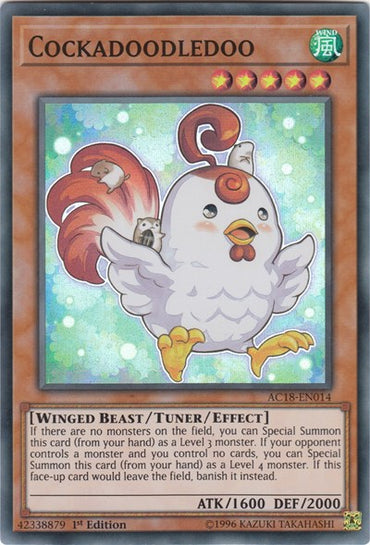 Cockadoodledoo [AC18-EN014] Super Rare