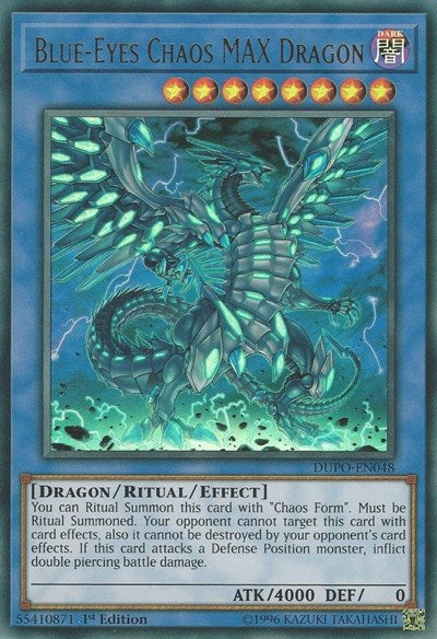 Blue-Eyes Chaos MAX Dragon [DUPO-EN048] Ultra Rare