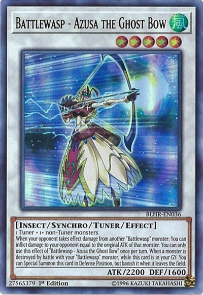 Battlewasp - Azusa the Ghost Bow [BLHR-EN036] Ultra Rare