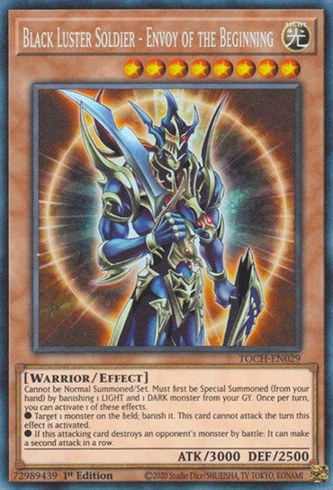 Black Luster Soldier - Envoy of the Beginning (CR) [TOCH-EN029] Collector&#x27;s Rare