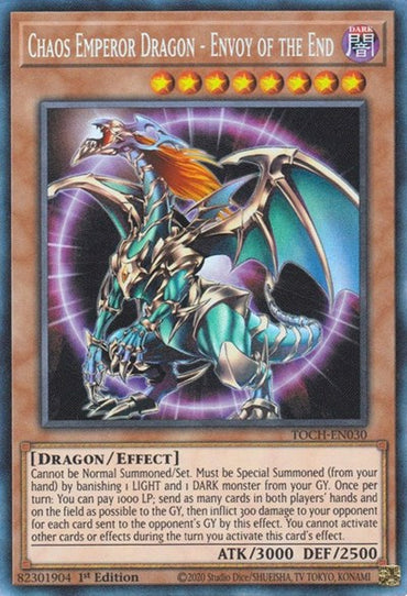 Chaos Emperor Dragon - Envoy of the End (CR) [TOCH-EN030] Collector&#x27;s Rare