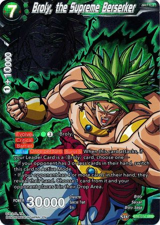 Broly, the Supreme Berserker (SPR) [BT6-074_SPR]