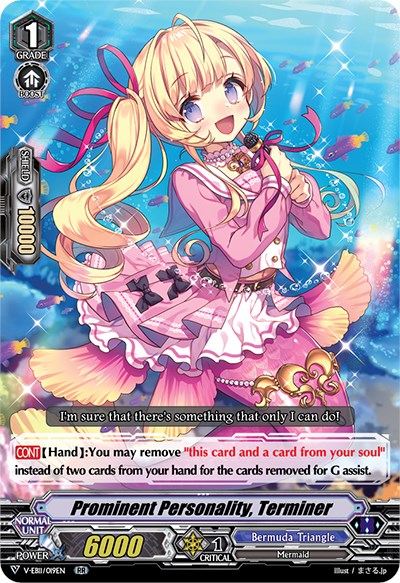 Prominent Personality, Terminer (V-EB11/019EN) [Crystal Melody]