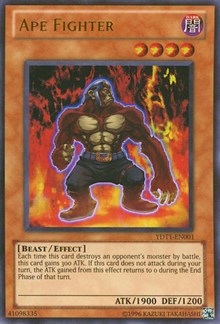 Ape Fighter (5D&#x27;s Duel Transer) [YDT1-EN001] Ultra Rare