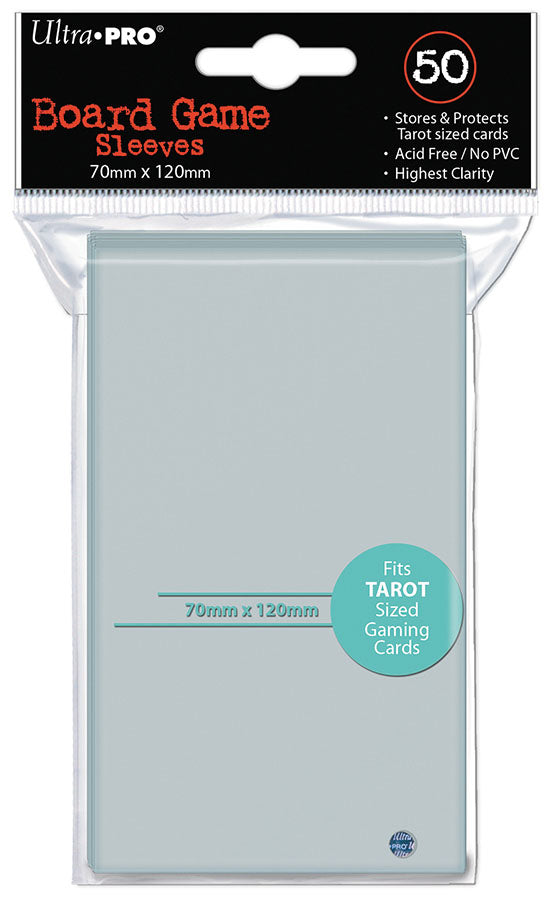 Board Game Sleeves: Tarot Card 70mm x 120mm (50)