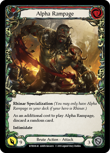 Alpha Rampage [WTR006-M] Alpha Print Rainbow Foil
