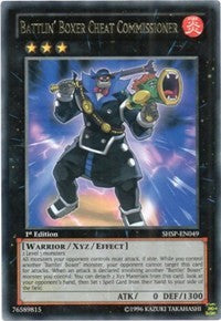 Battlin&#x27; Boxer Cheat Commissioner [SHSP-EN049] Rare