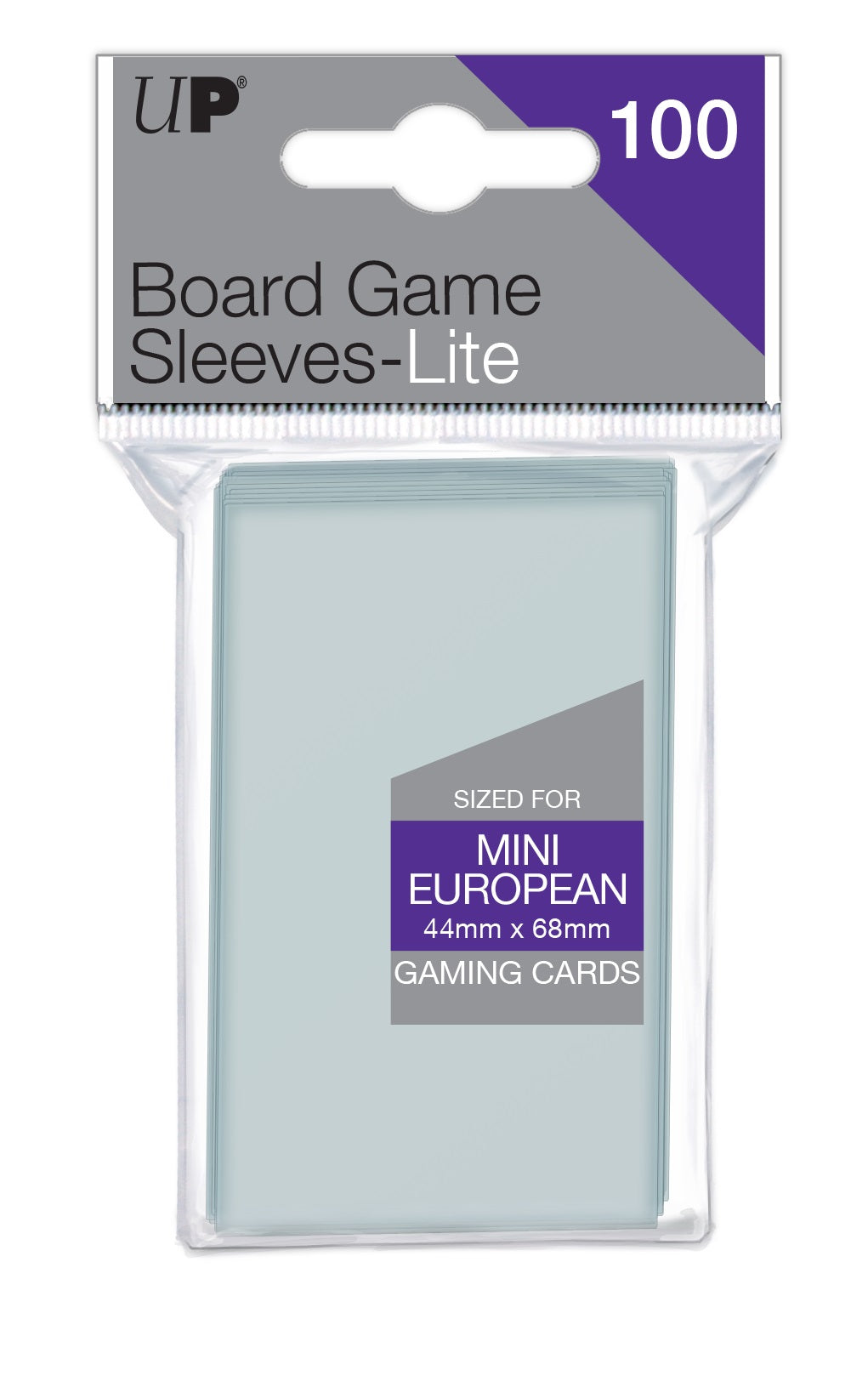 Board Game Sleeves Lite: Mini European 44x68mm (100)