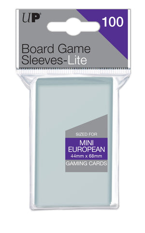Board Game Sleeves Lite: Mini European 44x68mm (100)