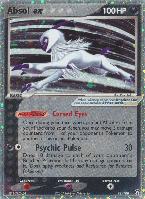 Absol ex (92/108) [EX: Power Keepers]