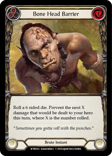Bone Head Barrier [WTR010-S] Alpha Print Normal