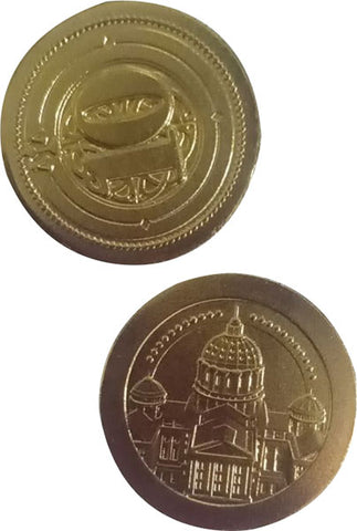 Board Game Upgrade Set: Metal Industrial Coins (50)