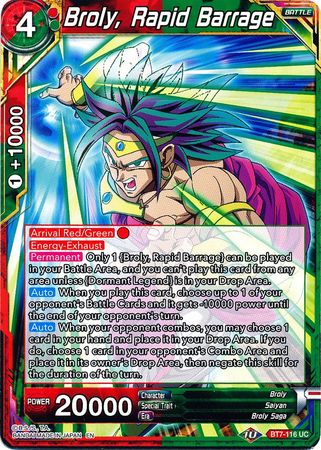 Broly, Rapid Barrage [BT7-116]