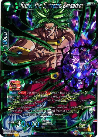 Broly, the Supreme Berserker [BT6-074]