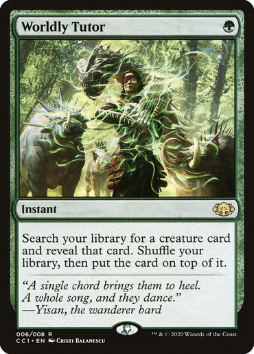 Worldly Tutor [Commander Collection Green]