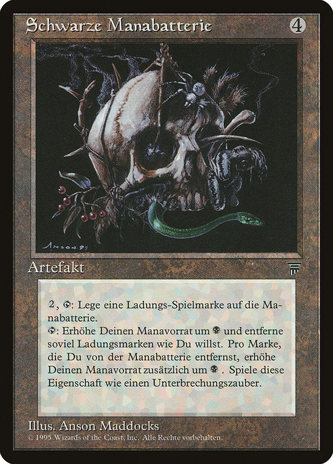 Black Mana Battery (German) - 