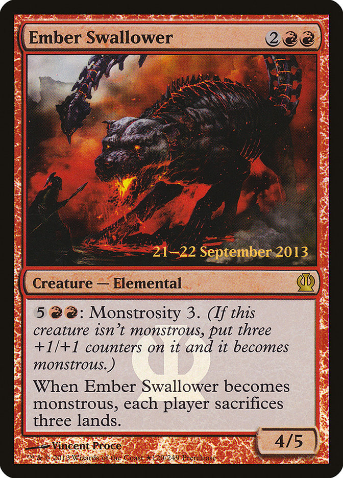 Ember Swallower  [Theros Prerelease Promos]