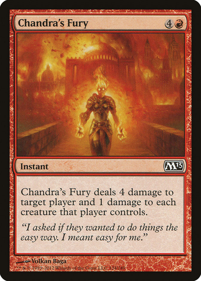 Chandra's Fury [Magic 2013]